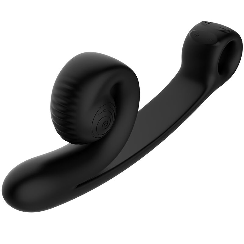 Vibratore SNAIL VIBE Curve con due motori, nero