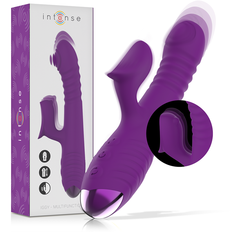Vibratore rabbit INTENSE IGGY con movimento verso l’alto e verso il basso