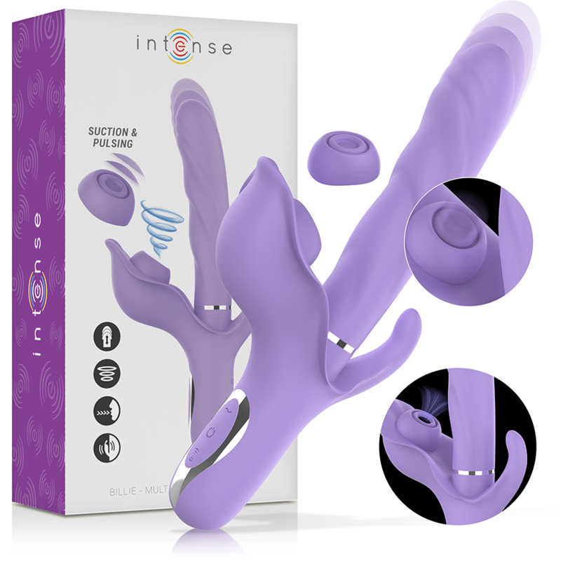 INTENSE BILLIE vibratore rabbit con stimolazione a suzione