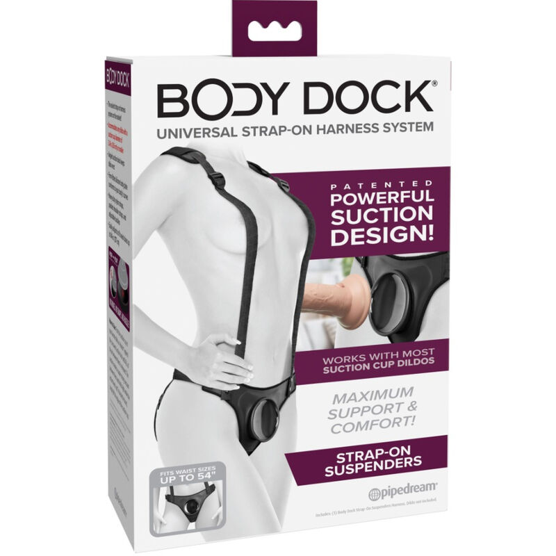 Harness strapon Pipedreams Body Dock con spallacci