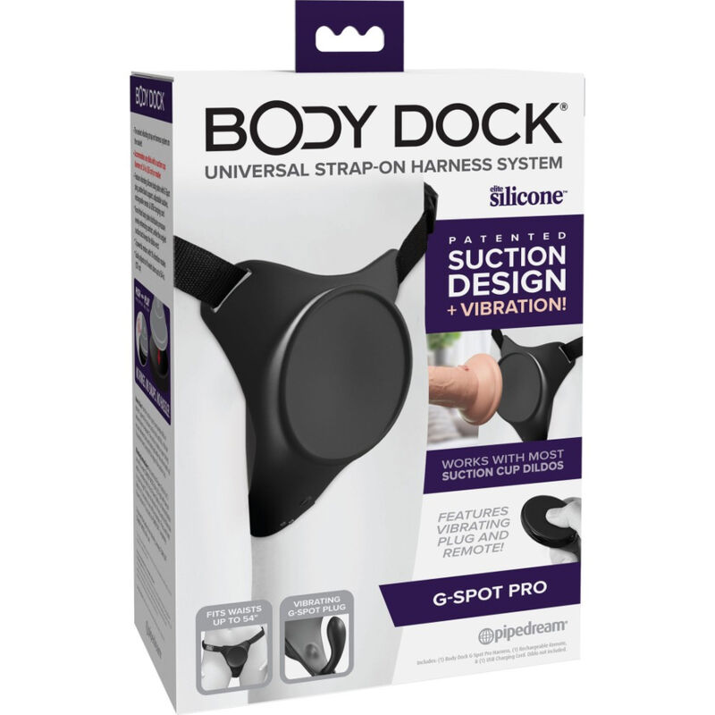 PIPEDREAMS Body Dock G Spot Pro, harness per strapon