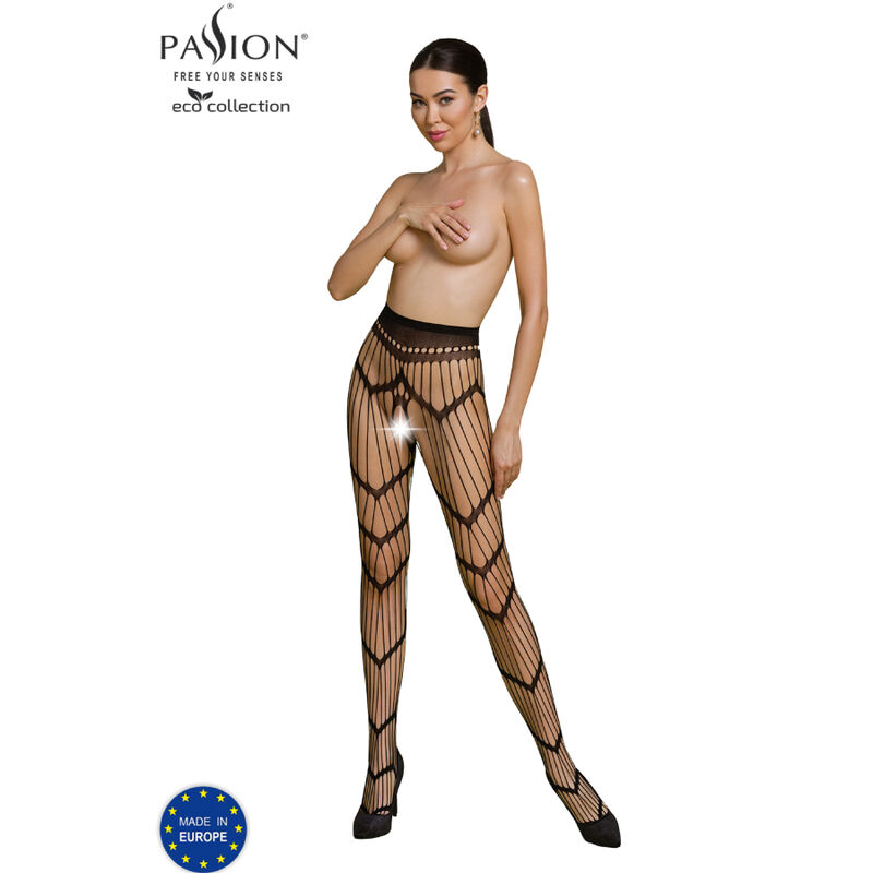 Body aderente in nylon riciclato, taglia unica PASSION