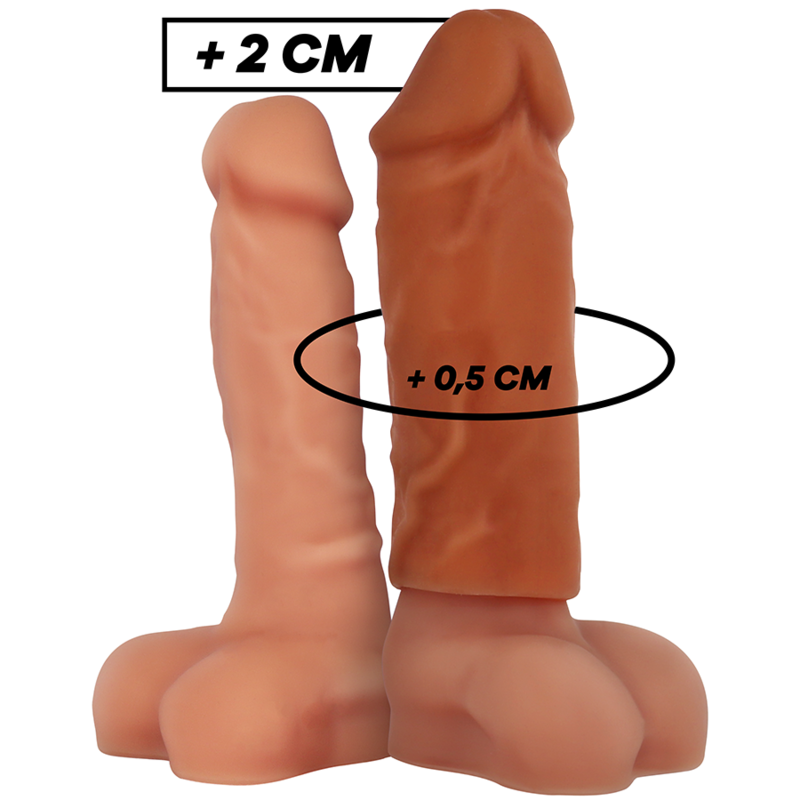 VIRILXL V3 guaina per pene in silicone, marrone