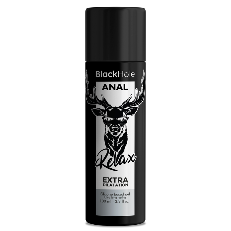 Lubrificante anale al silicone con effetto rilassante per una dilatazione delicata BLACK HOLE