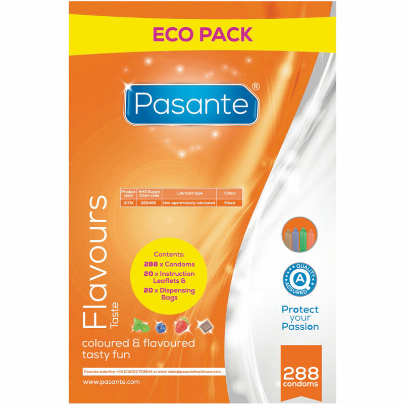 Preservativi aromatizzati Pasante, 288 pezzi