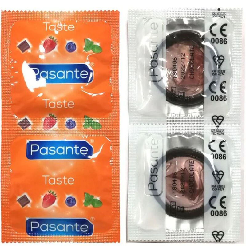 Preservativi al cioccolato Pasante Chocolate Temptation, 144 pezzi