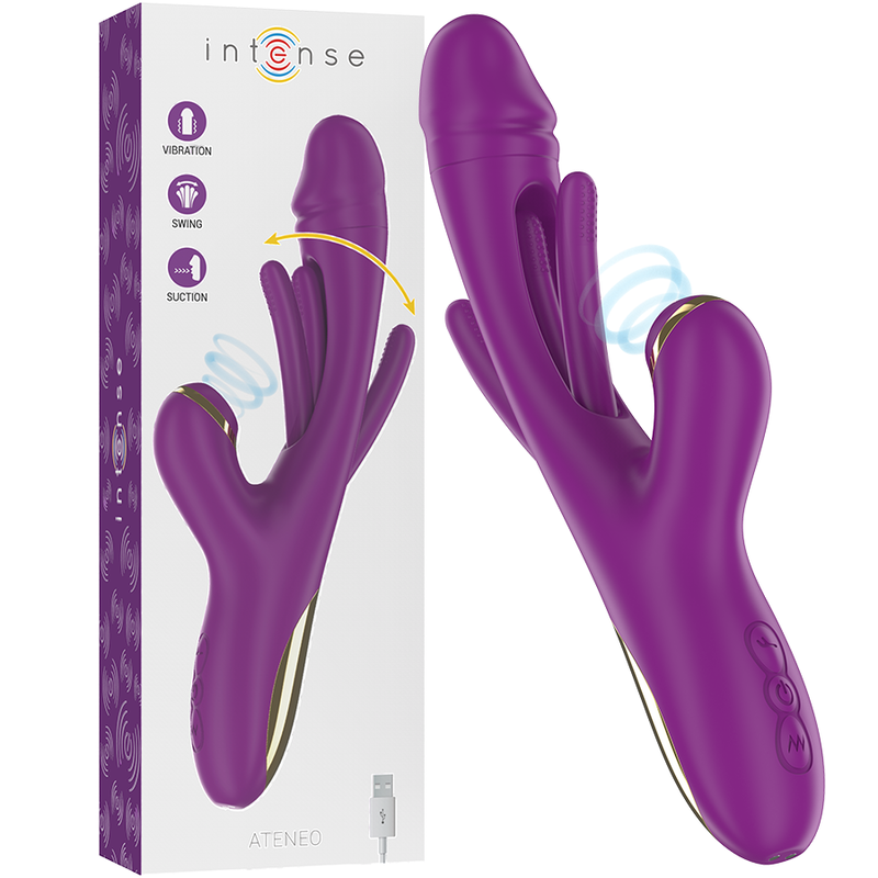 Vibratore a onde di pressione INTENSE HIGH TECH ATENEO con movimento della lingua