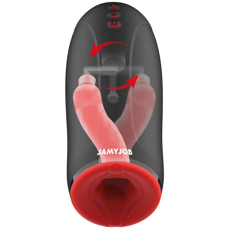 JAMYJOB SWING R masturbatore vibrante con funzione riscaldante