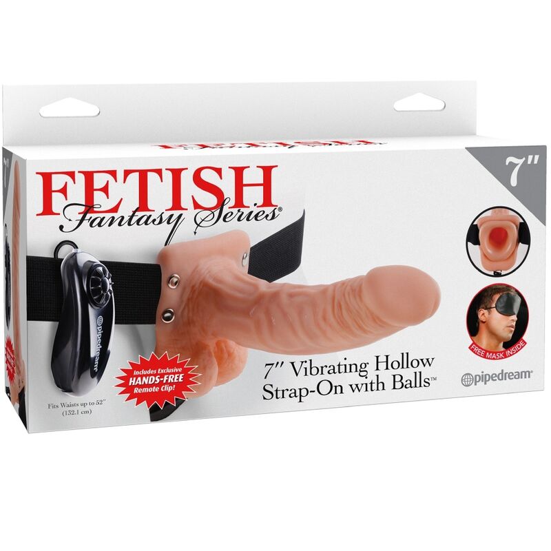 Set strap on Fetish Fantasy Series con telecomando, 17,8 cm