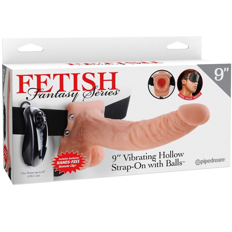 Set strap-on Fetish Fantasy Series con telecomando, 24 cm