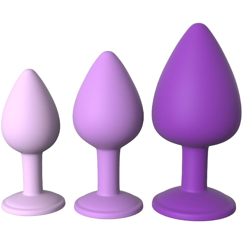 FANTASY FOR HER Set Violet con 3 plug anali