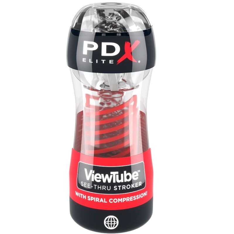 Masturbatore trasparente PDX ELITE ViewTube 2