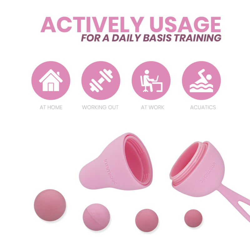 Intimichic Pelvis Health I 2.0 palline vaginali con quattro pesi