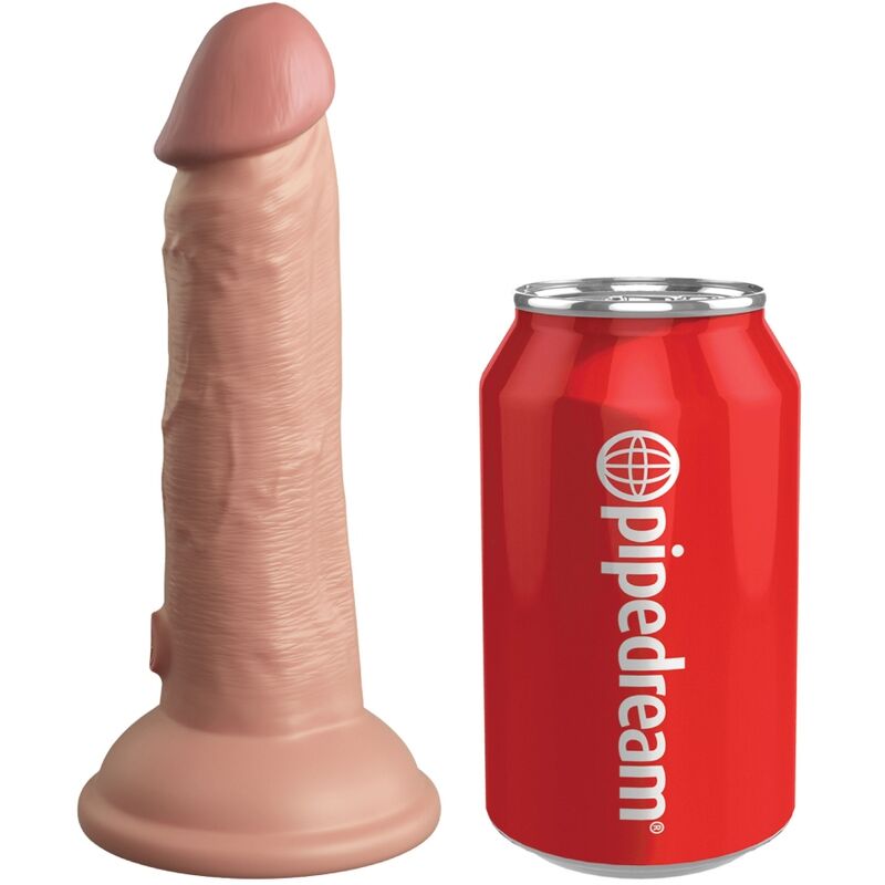 KING COCK Elite vibratore realistico in silicone, 15,2 cm