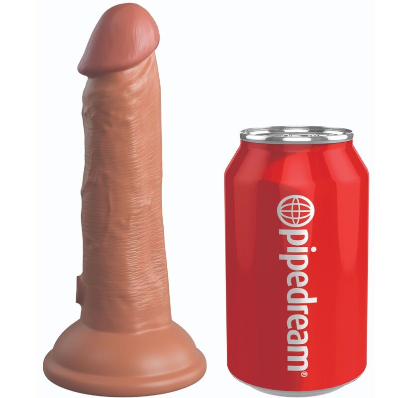 Vibratore realistico KING COCK Elite con ventosa, 15,2 cm