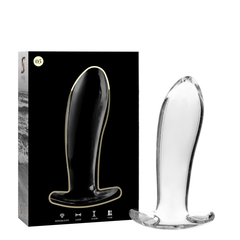 NEBULA SERIES BY IBIZA Model 5 tappo anale in vetro borosilicato