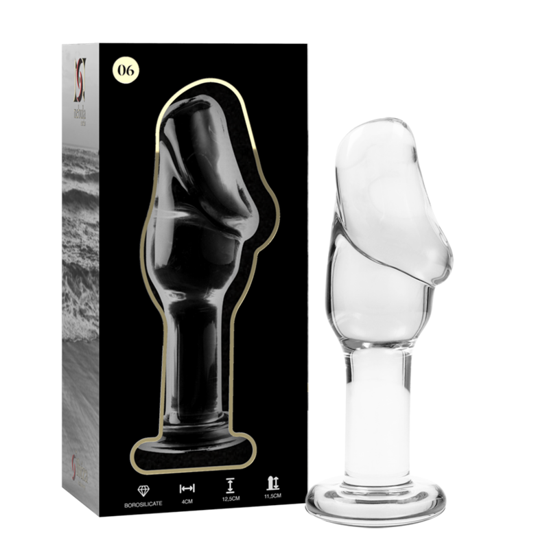 NEBULA SERIES BY IBIZA Model 6 Plug anale in vetro borosilicato