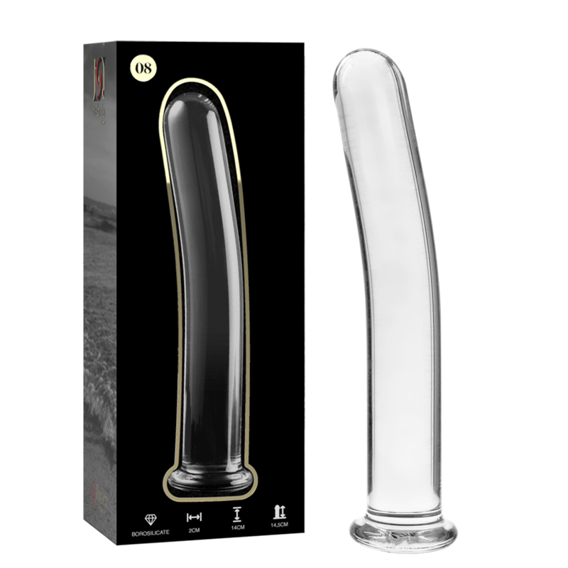 Dildo in vetro NEBULA SERIES BY IBIZA Model 8 · Taglia: TAGLIA 1 · Colore: TRASPARENTE