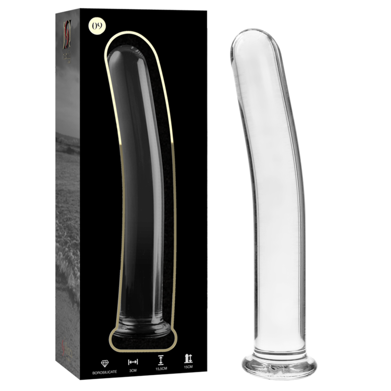 NEBULA SERIES BY IBIZA Model 9 dildo in vetro · Taglia: TAGLIA 1 · Colore: TRASPARENTE