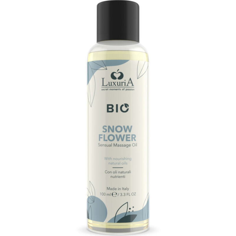 INTIMATELINE LUXURIA BIO Snow Flower olio da massaggio, 100 ml