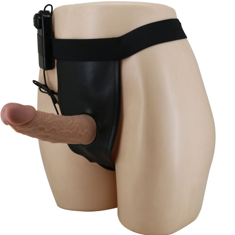 Set strap on Pretty Love con harness regolabile e dildo vibrante