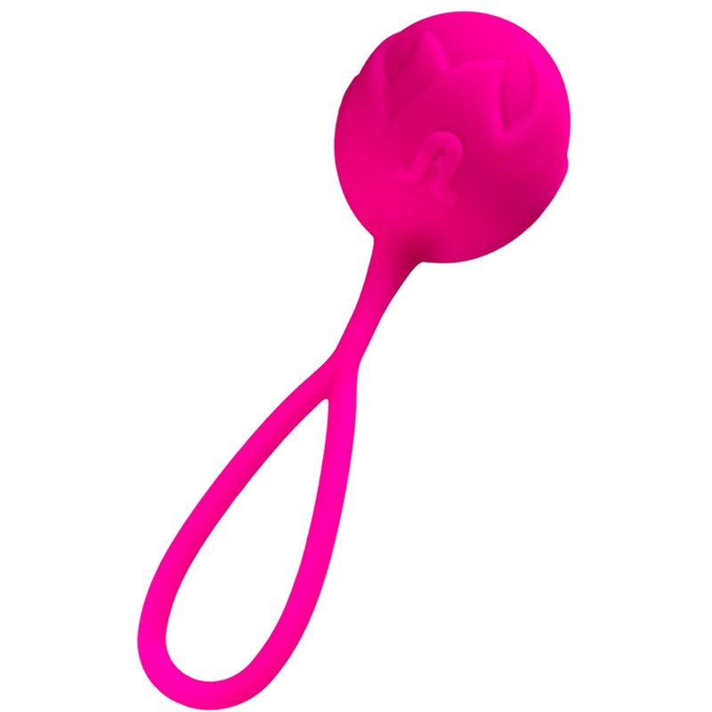 Pallina vaginale per allenare il pavimento pelvico in silicone morbido rosa ADRIEN LASTIC