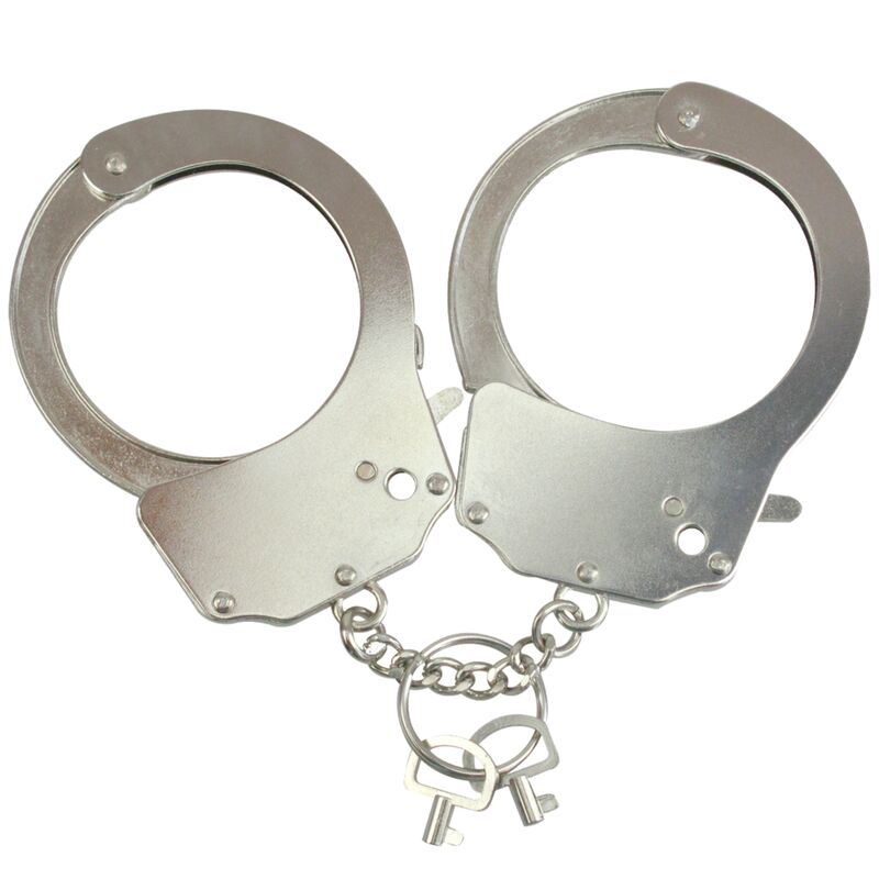 Manette in metallo con chiusura di sicurezza per giochi bondage ADRIEN LASTIC
