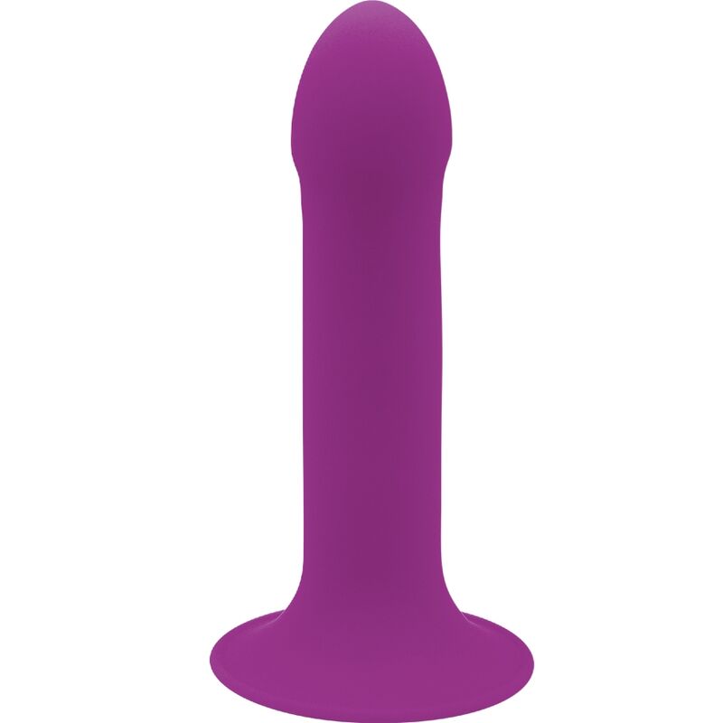 Dildo realistico in silicone a doppia densità con base a ventosa viola ADRIEN LASTIC