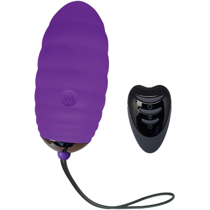 Uovo vibrante con telecomando e 10 programmi per un piacere discreto ADRIEN LASTIC