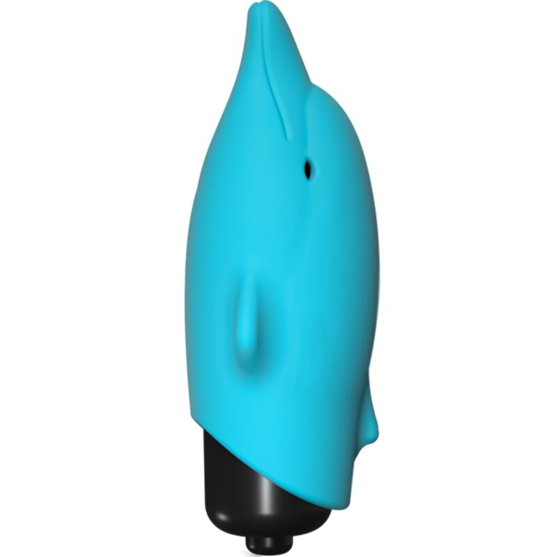 Mini vibratore a forma di delfino con 10 programmi per il piacere clitorideo ADRIEN LASTIC
