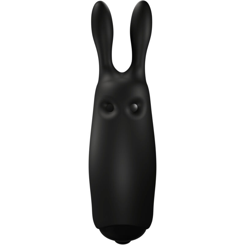 Mini vibratore a coniglietto per la stimolazione clitoridea, nero ADRIEN LASTIC