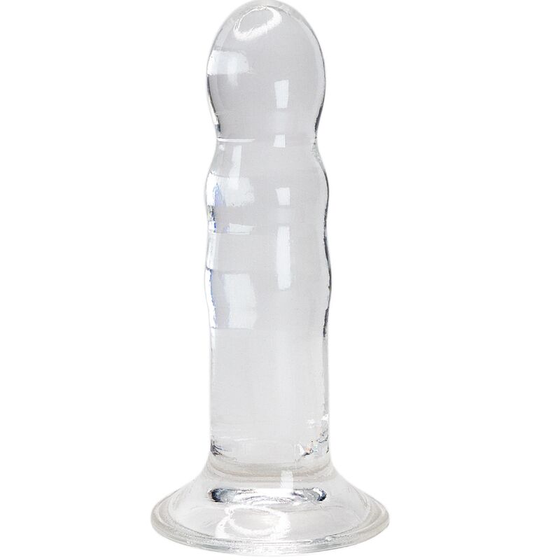 Dildo realistico trasparente da 14 cm per una penetrazione intensa ALIVE