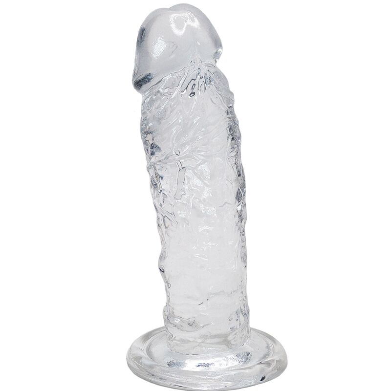 Dildo realistico trasparente da 14,7 cm per una stimolazione intensa ALIVE
