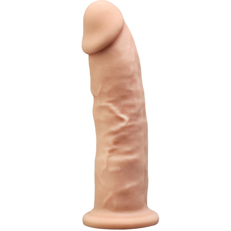 Dildo realistico da 19 cm in silicone con nucleo Silexpan per sensazioni intense SILEXD