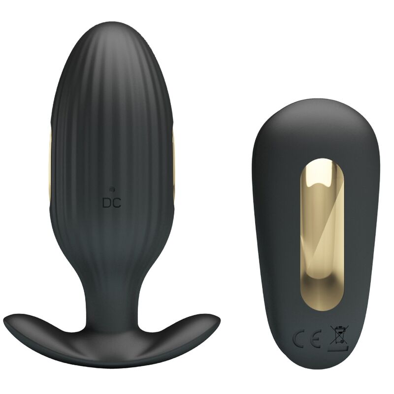 Pretty Love Kelly plug anale vibrante con stimolazione elettrica