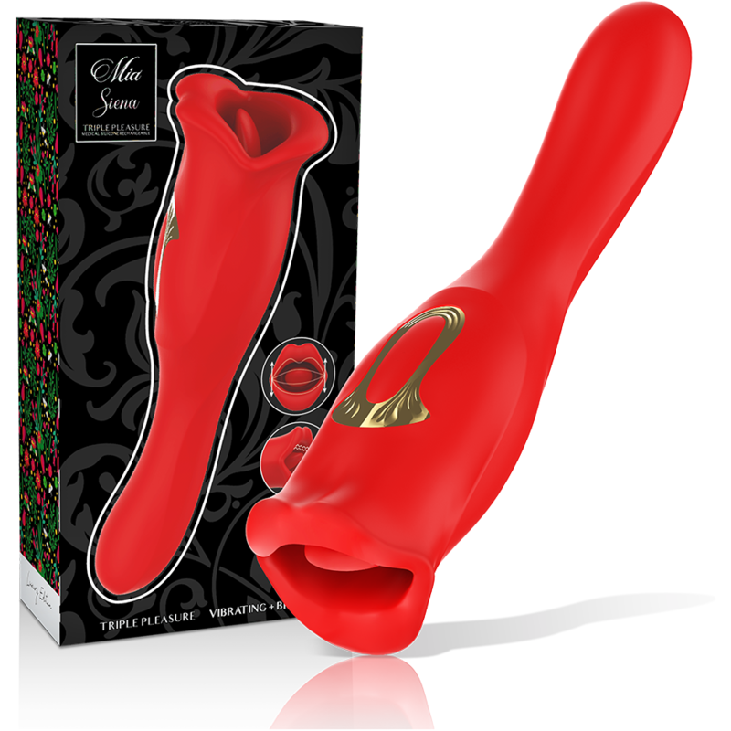 Vibratore per il clitoride MIA Siena con vibrazione e funzione morso