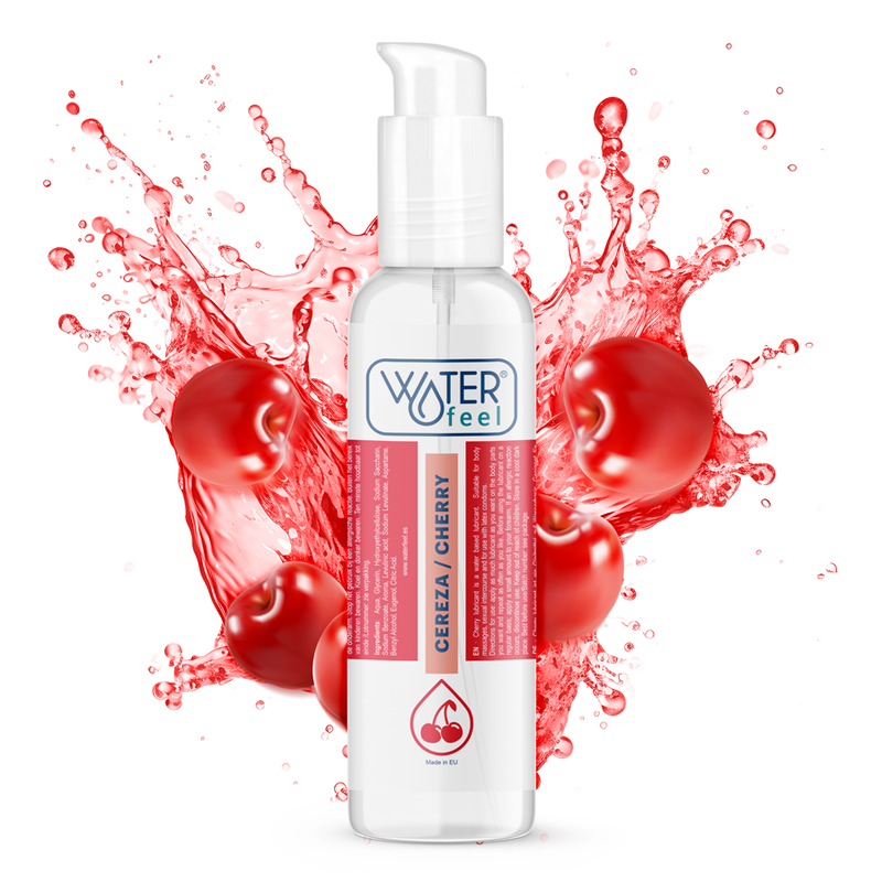 Lubrificante Waterfeel al gusto di ciliegia, 175 ml
