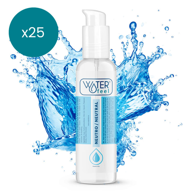 Lubrificante a base d’acqua 150 ml setoso, compatibile con il lattice per massaggi WATERFEEL