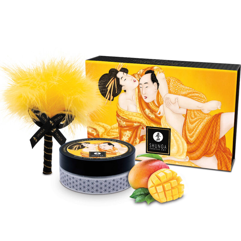 Shunga Body Power polvere da massaggio al mango, 75 g