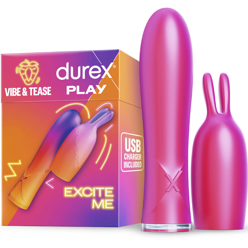 Durex Vibe & Tease, vibratore rabbit con accessorio stimolatore