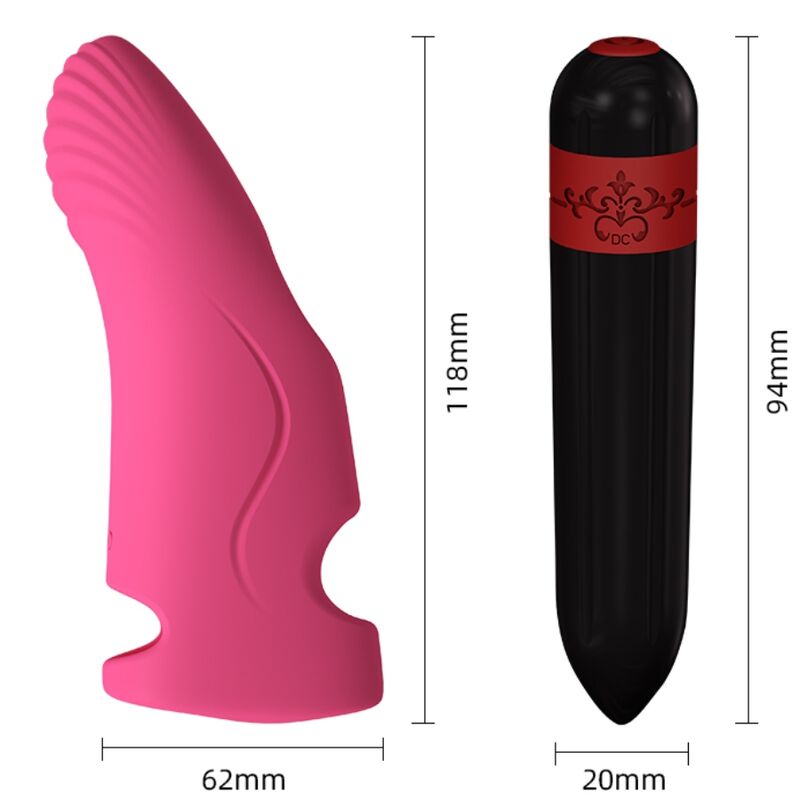 Minivibratore da dito ARMONY Aurora, fucsia