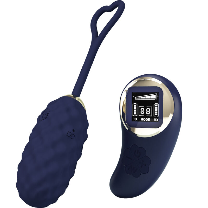Uovo vibrante blu Pretty Love Vivian con telecomando