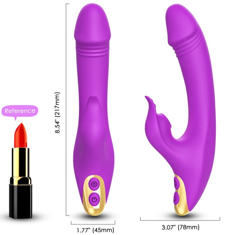 ARMONY Love vibratore a onde di pressione per clitoride e punto G, viola
