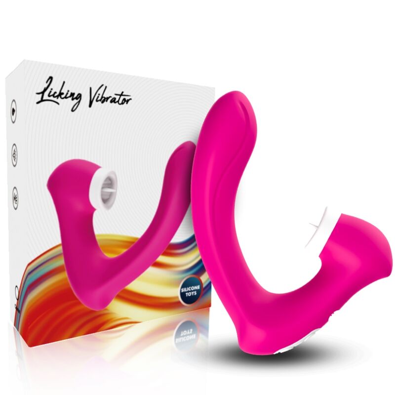 Vibratore a onde di pressione ARMONY Secretkiss, fucsia
