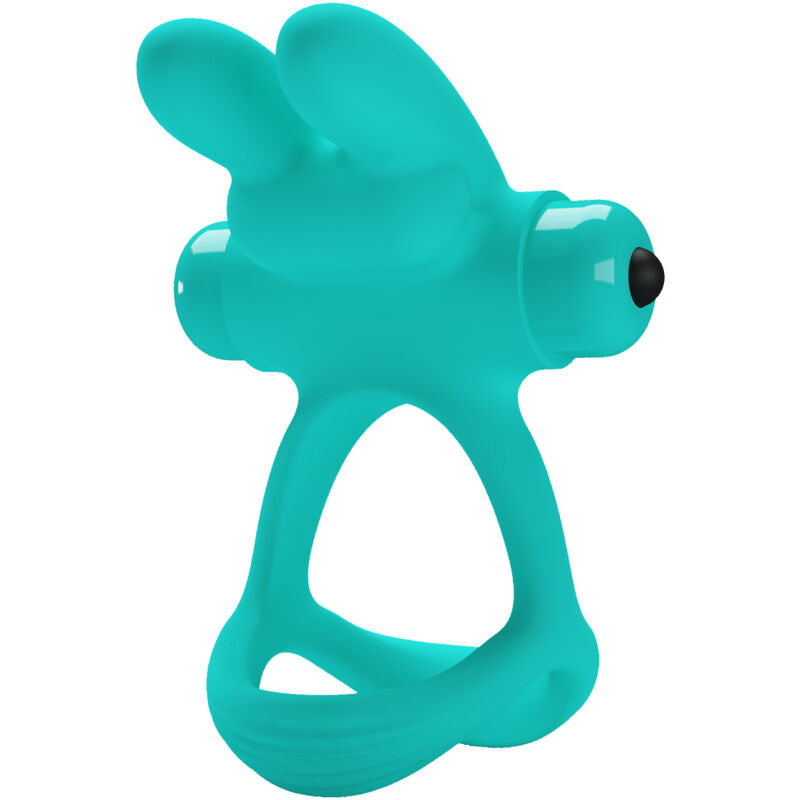 Anello vibrante per il pene Pretty Love Dante Green Rabbit