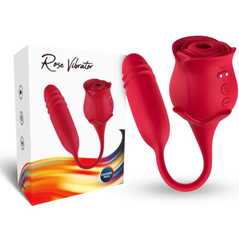 ARMONY Roseknigth stimolatore a onde di pressione con vibrazione, rosso