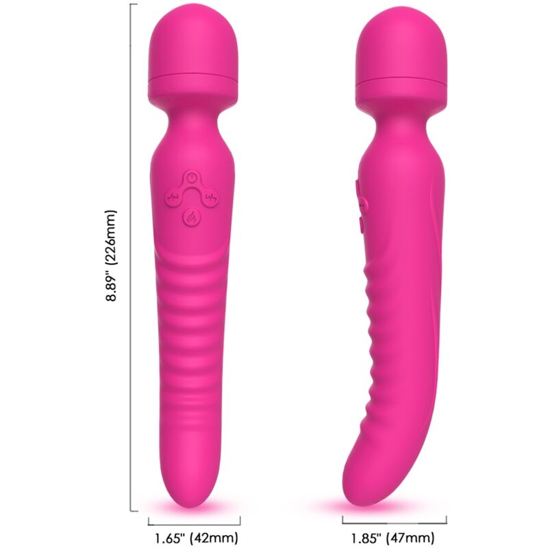 ARMONY Mission vibratore clitorideo con funzione calore, fucsia