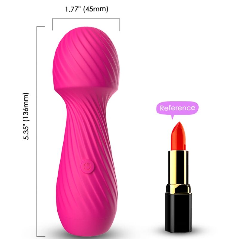 Vibratore clitorideo ARMONY Dazzle con testa flessibile, fucsia