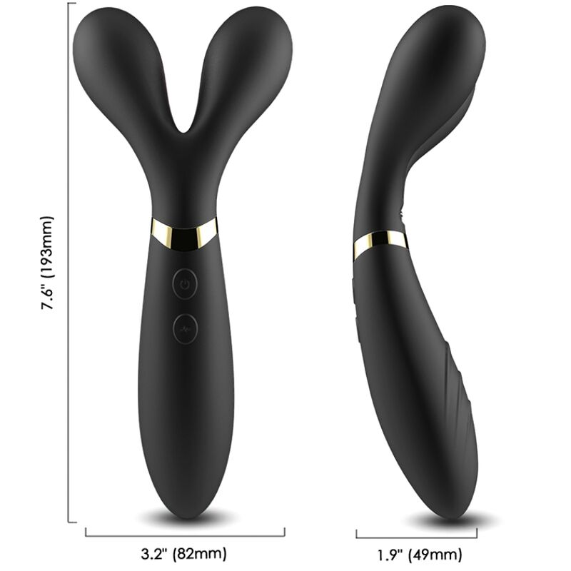 Vibratore clitorideo ARMONY Y Wand con testa flessibile
