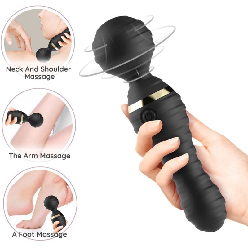 ARMONY Freedo vibratore clitorideo e massaggiatore, nero
